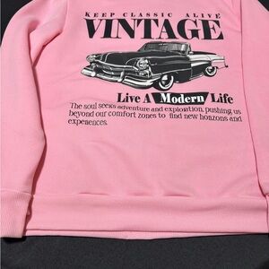 NFINITY Pink Crewneck Sweatshirt